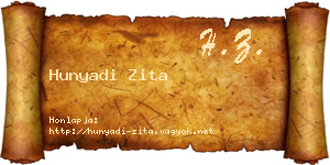 Hunyadi Zita névjegykártya